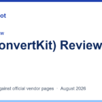 SaaSPilot cover: Kit (ConvertKit) Review 2026